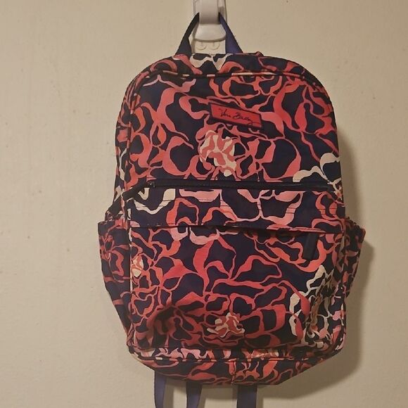 VERA BRADLEY Floral Pattern Backpack - Picture 1 of 8